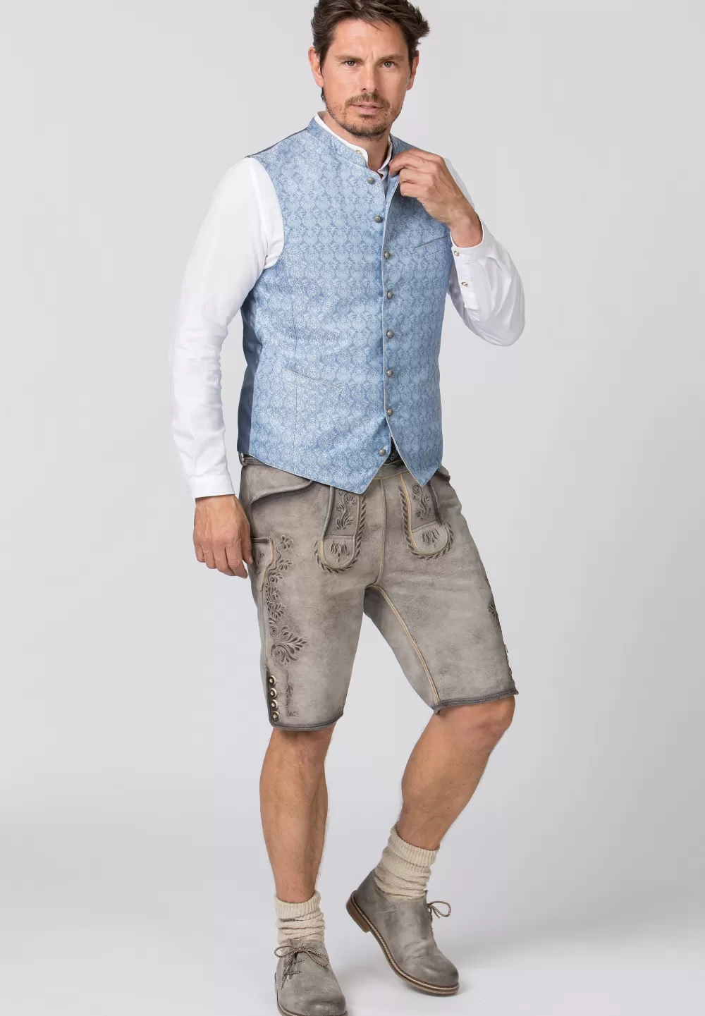 Stockerpoint Weste Dario | 46*Herren Trachtenwesten | Trachten T-Shirts